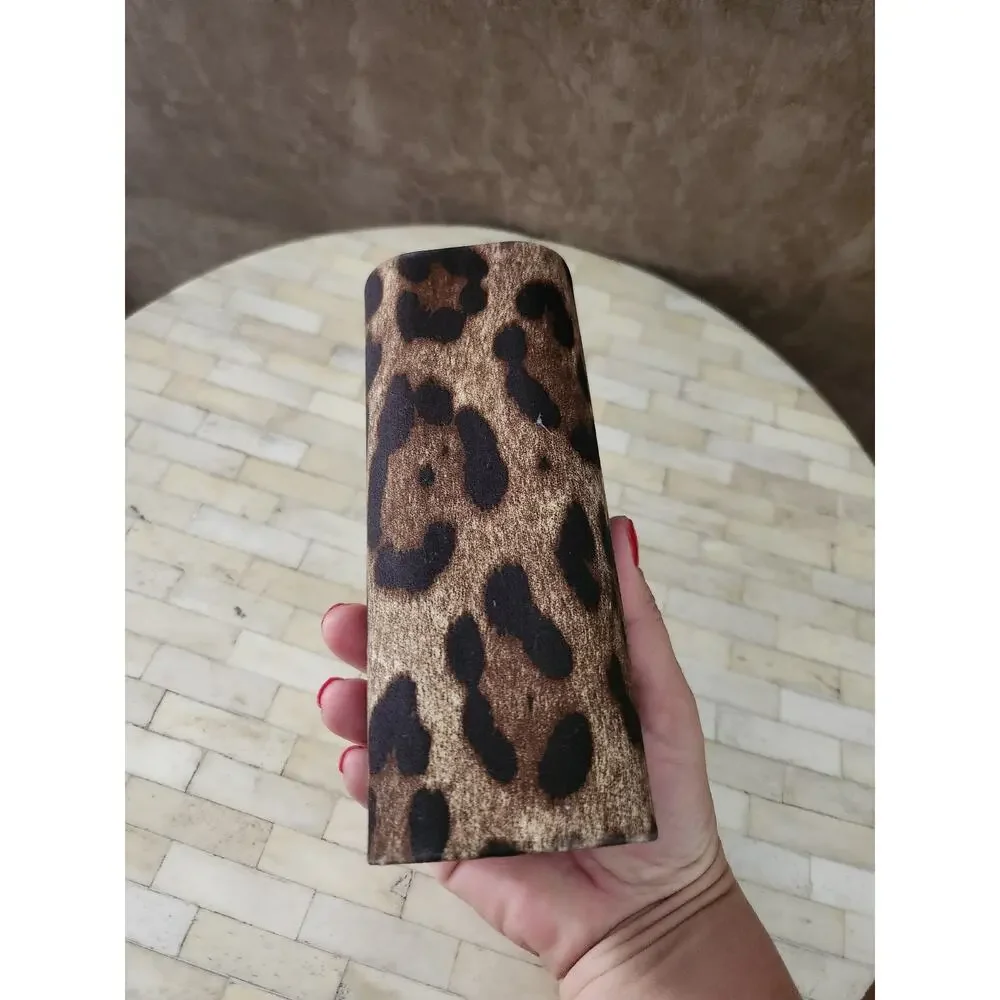 Dolce & Gabbana leopard eyeglasses or sunglasses case EMPTY